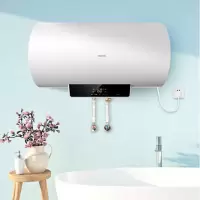 美的（Midea）华凌60升电热水器 2100W速热5倍增容健康洗 无线遥控预约洗浴安全防电墙F6021-YJ2(HY)