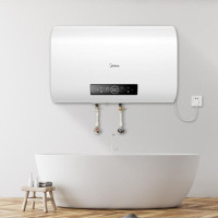 美的(Midea)50升扁桶电热水器3200W双胆双擎速热 纤薄小体积健康抑菌 WIFI智控F5032-DV5(HY)