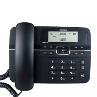 飞利浦CORD118 办公电话机黑色（单位：个)