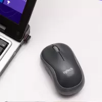 罗技(Logitech)M186(M185) 鼠标 无线鼠标 带无线2.4G接收器单个装