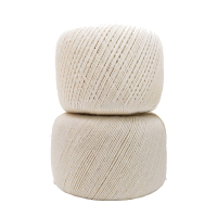 鲁保 白麻线 纯苎麻线进口白麻绳 高级服装特色DIY苎麻绳 纳鞋线 9股(粗约1.1毫米)380米/1卷