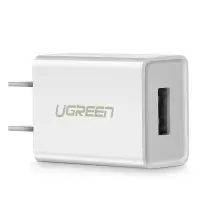 绿联 5V/1A快速充电器通用 USB数据线插头 5V/1A快速电源适配器 50714