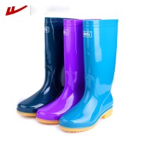 回力(Warrior) HXL-813女装中统双色雨鞋WO-1017Z型雨鞋 一双装