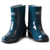 回力(Warrior) HXL-523女装半统雨鞋WO-1039型彩色雨鞋 一双装