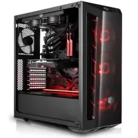 DIY定制i9 10900K/ RTX2080Ti/ 64G/ 512G+2T/ LG34英寸屏冷至尊旋风MB520/京天240双排一体式水冷