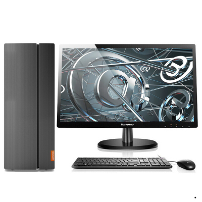 联想(Lenovo)Ideacentre510A-15 电脑台式电脑(i3-7100 8G 1T) 定制 21.5英寸显示器 商务办公学习影音娱乐个人家用企业采购电脑主机电脑台式机