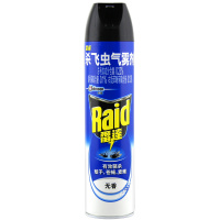 雷达（Raid）杀飞虫气雾剂蚊子苍蝇飞蛾杀虫剂无香型喷雾剂驱蚊喷雾家用室内驱杀蚊蝇600ml/瓶*1瓶