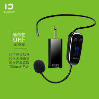 十度 U9双无线UHF麦克风手机喊麦拉杆音响扩音器通用设备会议话筒
