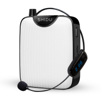 十度(ShiDu) M500 多功能小扩音器教学讲课教师专用蜜蜂无线大功率扩音机 M500UHF 经典黑