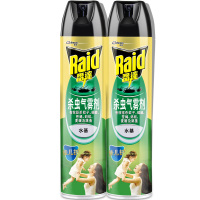 雷达(Raid)杀虫剂灭蚊子苍蝇蟑螂蚂蚁除虫驱虫灭小飞虫蟑螂常见小昆虫水基型600ml/瓶*2瓶