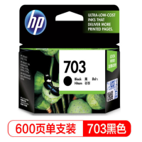 惠普 CD887A(703) 墨盒 (黑色) 支