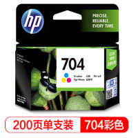 惠普 704C 墨盒 (彩色) 支