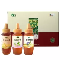 中粮“山萃吉祥三宝”蜂蜜套盒