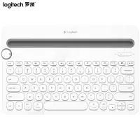 罗技(Logitech) K480 便携智能蓝牙无线键盘 多功能安卓苹果电脑手机平板 白色