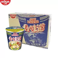 日清(NISSIN)合味道海鲜风味84g*12杯速食杯面