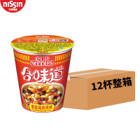 日清(NISSIN)合味道香菇鸡肉78g*12杯整箱 方便杯面速食泡面