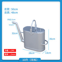 康宝 便携长嘴铝制 10升加油桶 加厚防爆(个)