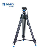 百诺(Benro) KH25N 摄像机三脚架液压云台专业单反摄影摄像 三角架云台套装铝合金3节承重5KG双管60球碗