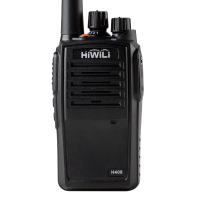 海唯联(HiWiLi)对讲机 可拆卸天线 户外旅游专业级防水商用手台 黑狐 (H408)