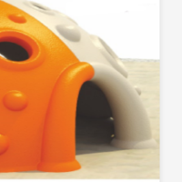 谷奇游乐 YG001 幼儿园户外勇敢者攀爬半球 2600*2600*1200mm