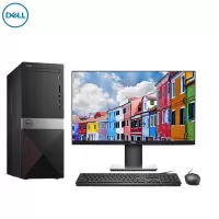 戴尔(DELL)成就3671-R15N8R 商用台式机电脑+P2419H 23.8英寸屏(Intel i7-9700 8GB 1TB 集显 Win10 无光驱)
