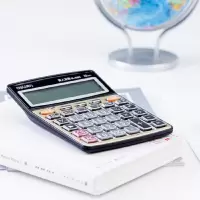 [精选]得力(deli) 1560 12位大屏幕语音计算器 大按键带闹铃 颜色随机 5台价格
