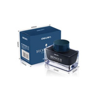 得力(deli)30ml非碳素黑色钢笔墨水S636 深蓝色