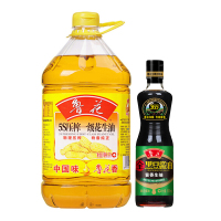 鲁花 5S压榨一级 花生油 5L+酱香生抽500g