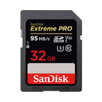 闪迪 32GB 至尊超高速SD卡 读95MB/s写90MB/s 相机内存卡存储卡V30 U3 C10(XF)