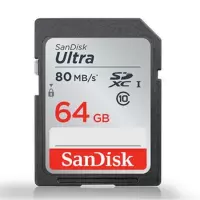闪迪(SanDisk) sd卡 高速SDXC存储卡 64G class10 80M/S 相机卡(XF)