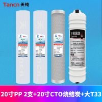 天纯净水器专用20寸PP棉 烧结CTO炭 韩式大T33后置炭