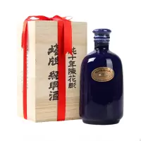 塔牌 绍兴黄酒 纯十年陈花雕酒500ml*1礼盒装 半干型黄酒 糯米酒