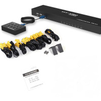 迈拓维矩(MT-viki)多电脑 kvm切换器2口4口8口16口usb 显示器键鼠共享 高清VGA MT-801UK-L