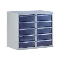 钱柜 535*340*480mm A4文件柜整理柜 资料单据收纳柜 多层10抽大盒(单位:个)