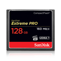 闪迪(SanDisk)128G CF卡 1067X 160M/S 高速CF存储卡单反相机内存卡(XF)