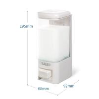 妙洁(MIAOJIE) 皂液器手动皂液器壁挂式酒店洗手液盒家用卫生间厨房洗洁精瓶