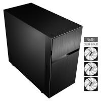 企购优品主动式静音小机箱 (支持M-ATX主板/标配3把静音风扇/4面树脂吸音棉/双U3/宽体五金)