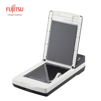 富士通 Fi-400F短边距A4幅面图像平板式扫描仪白色