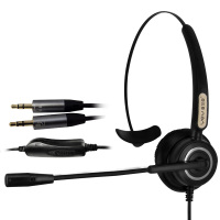 亚尔亚(YEY)VE130-MV-PC头戴式呼叫中心话务耳机