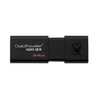 金士顿(Kingston)64GB U盘 DT100G3 USB3.0 黑色
