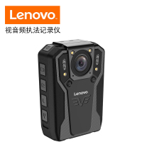 联想(Lenovo)DSJ-5H执法记录仪1296P高清红外夜视128G黑色专业微型便携音视频现场执法仪(XF)