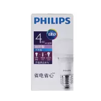 飞利浦(Philips) 经济型球泡 4W E27大螺口 日光色 灯泡 12只/箱 (箱)