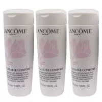 [国内专柜版正品保证]兰蔻LANCOME清滢柔肤卸妆液50ml*3偏干性肌肤之选温和卸妆深层清洁