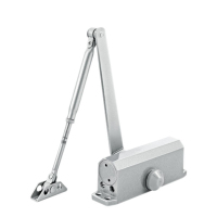 OKWAN 液压缓冲闭门器 90度定位 孔距188*19mm 承重45-90kg(建议门重45-70kg) H500
