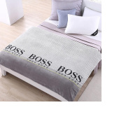 BOSS HUGO BOSS HBMT-019 HUGO BOSS LOGO 格纹被套毯 单条价格