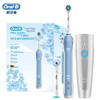 欧乐-B(Oral-B) 电动牙刷 iBrush P4000 3D浅蓝 单个装