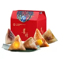 广州酒家集团粮丰园尊礼端午粽礼盒800g 8粽4口味