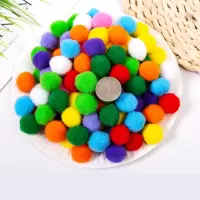 2cm混色pompom毛毛球毛绒球彩色diy辅料(1000个/包)