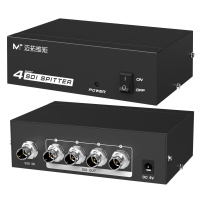 迈拓维矩 SDI分配器一分二 一分四 广播级高清数字 HD/3G-SDI 视频分屏器 MT-SD104 SDI分配器四口
