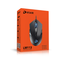 达尔优 LM113铁黑 有线鼠标 单个装